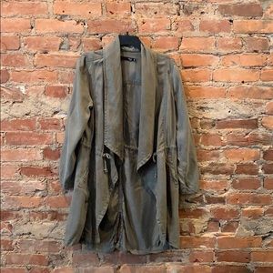 Max Jeans olive Green Tencel Drape Jacket